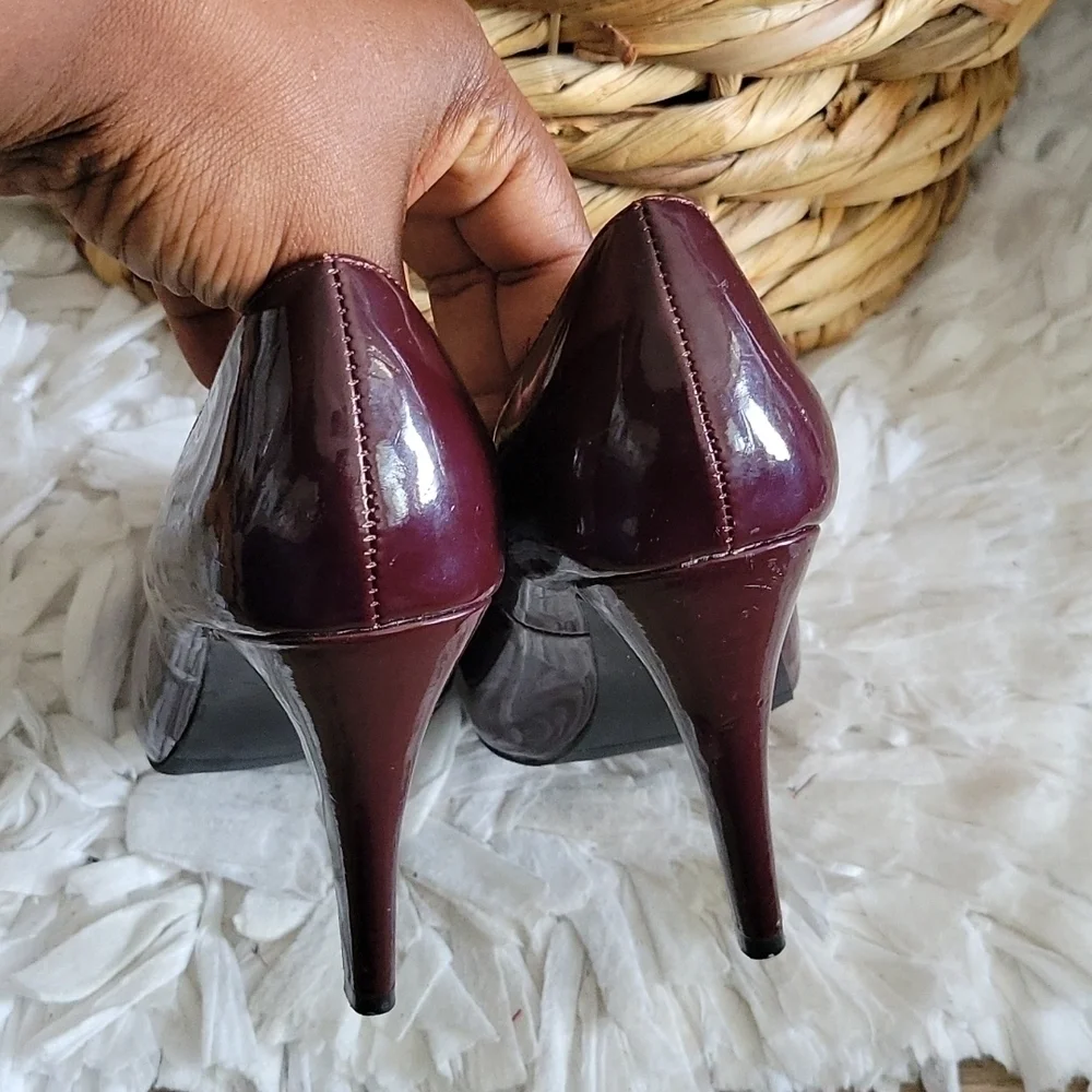 Steve madden ronni dark purple heels